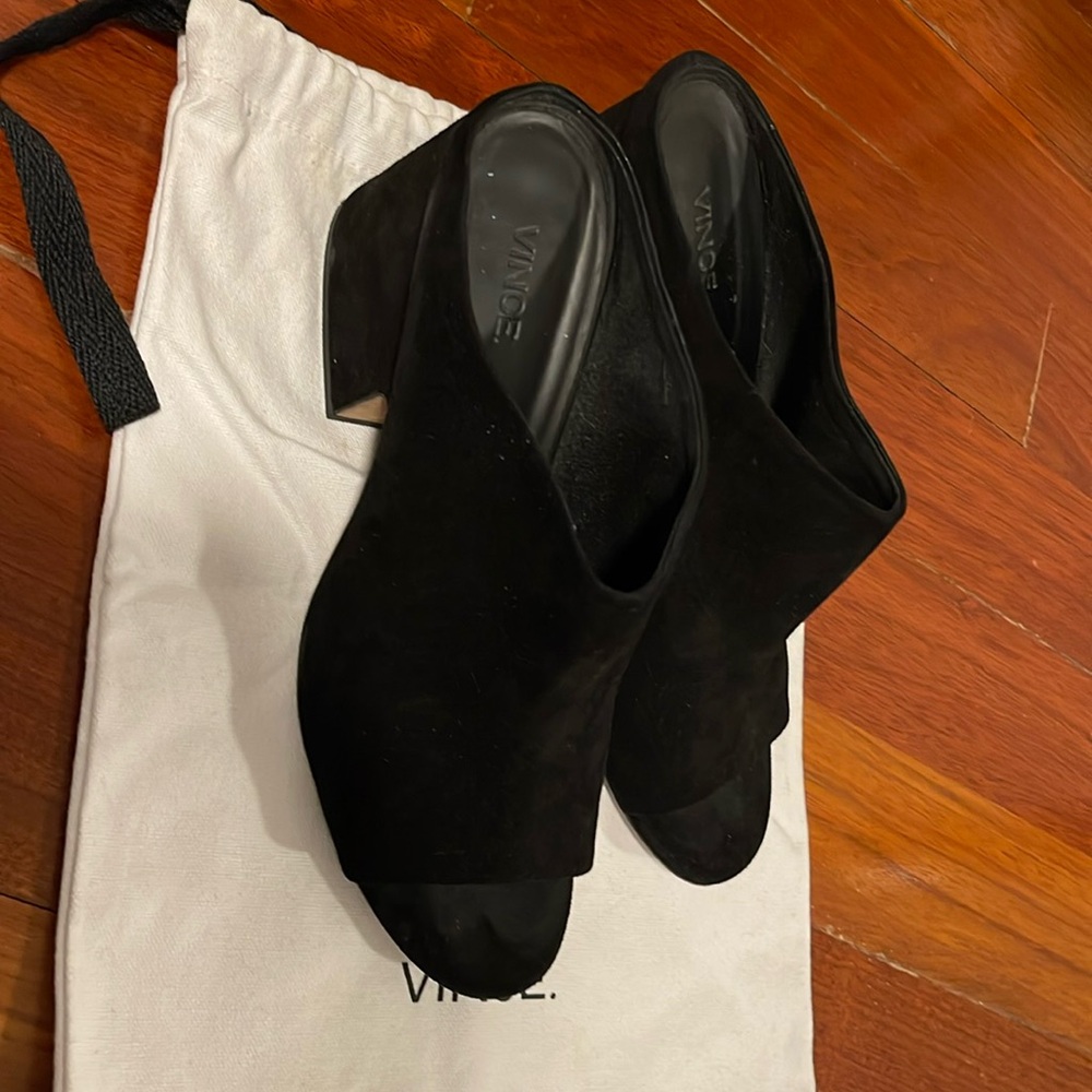 Vince block heel sandals